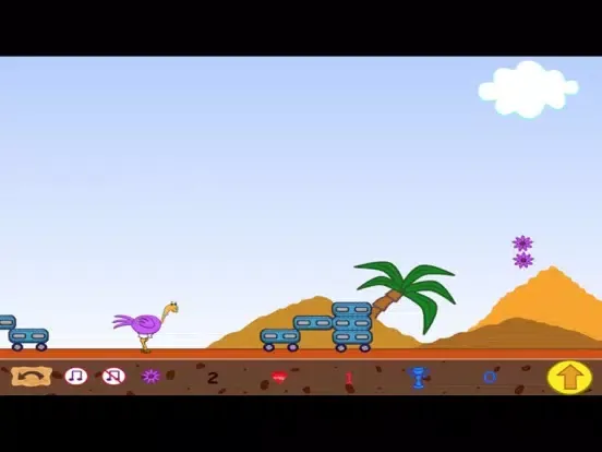 Ostrich game runner iPad  스크린샷