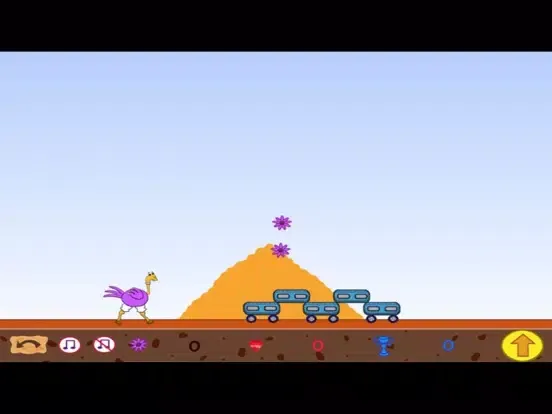 Ostrich game runner iPad  스크린샷