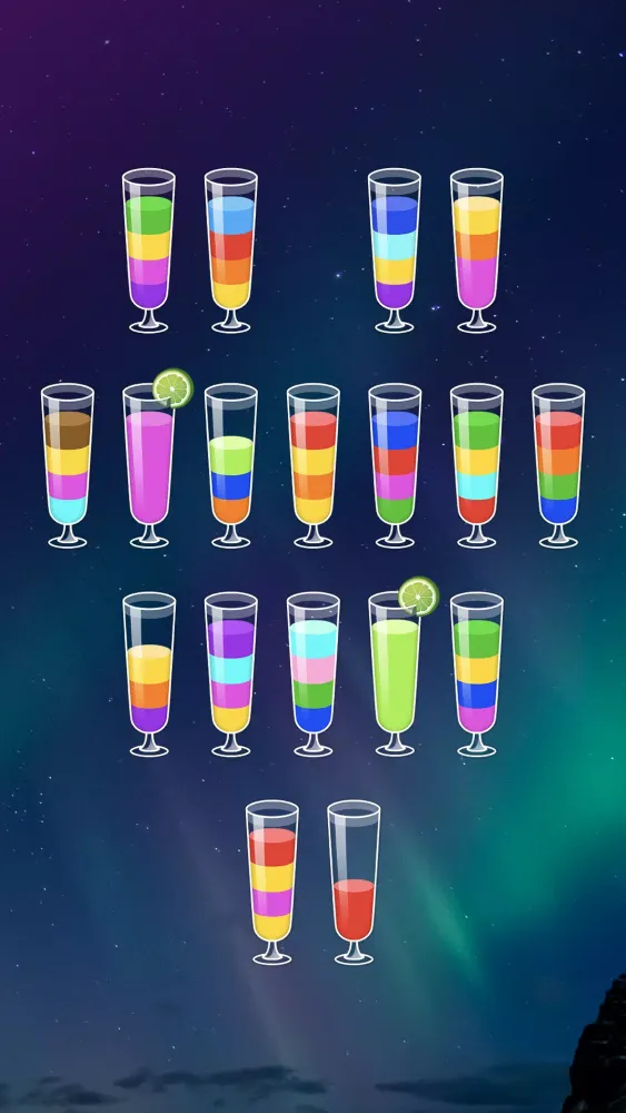 Zrzuty ekranu Water Sort