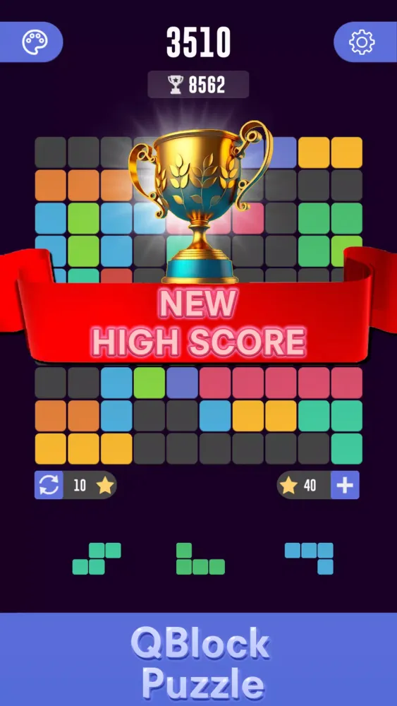 Capturas de tela do QBlock Puzzle