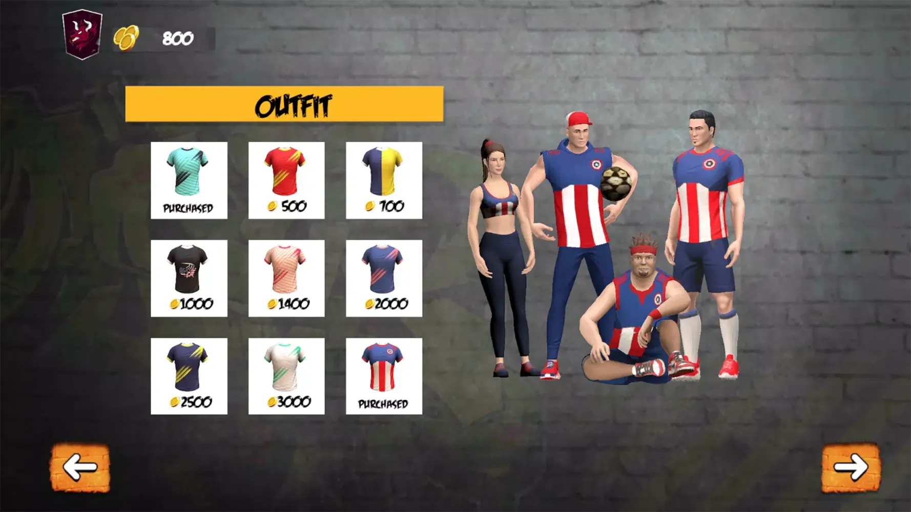 Zrzuty ekranu Street Football