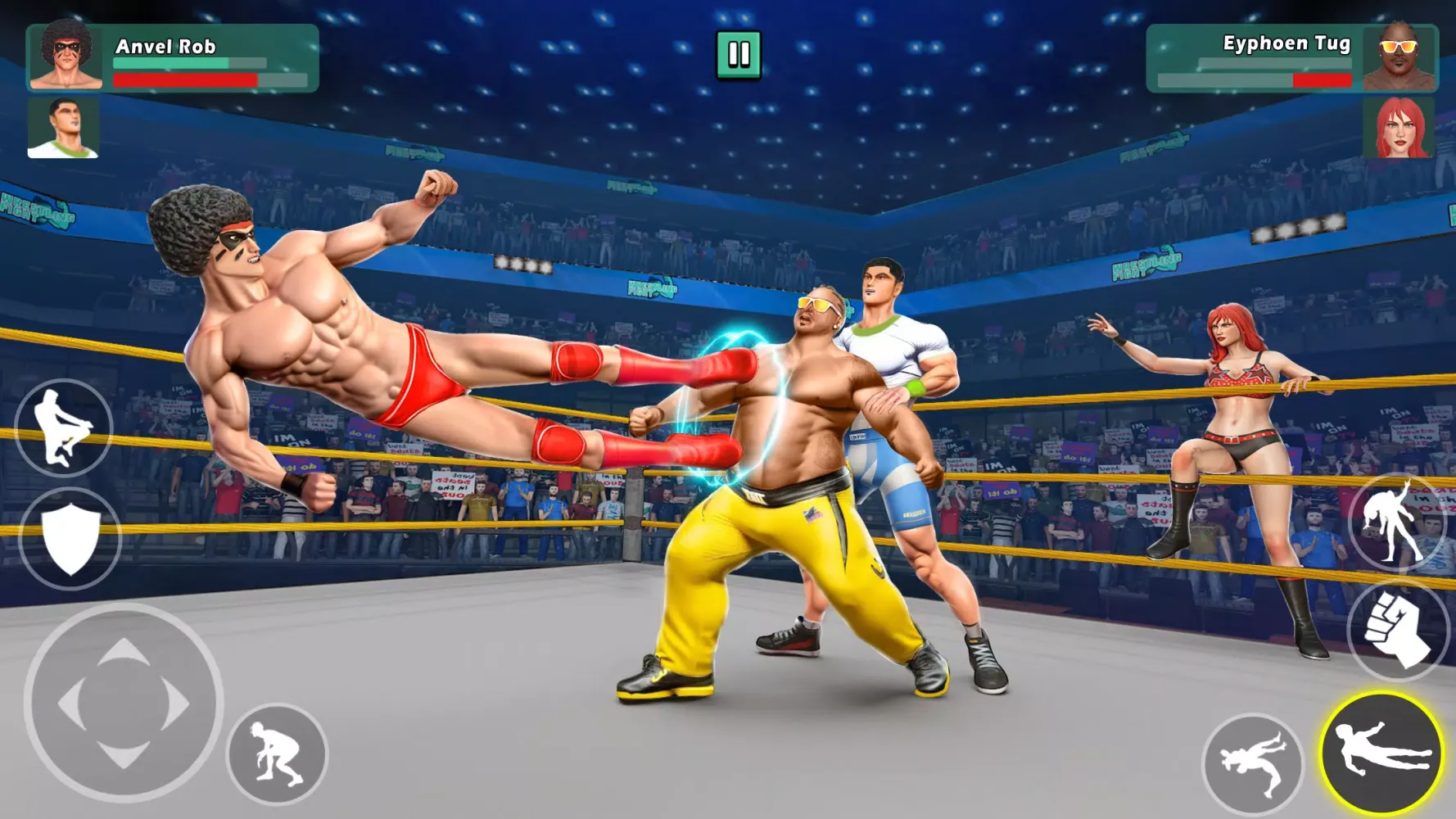 Скриншоты Wrestling Empire Battle Royale