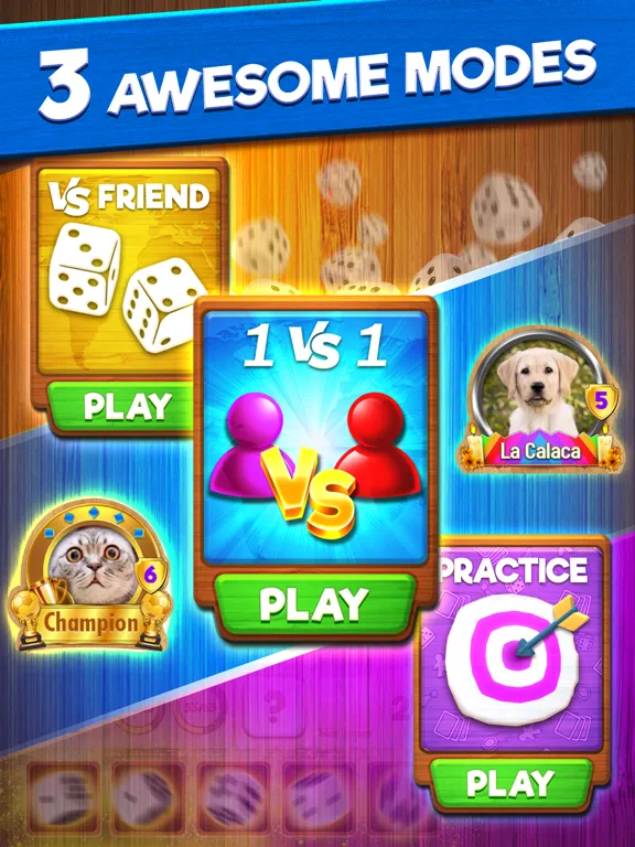 US Yatzy - Poker Dice Roller iPad 应用截图
