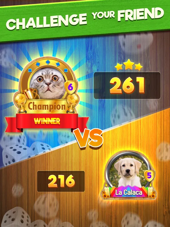 US Yatzy - Poker Dice Roller iPad 应用截图
