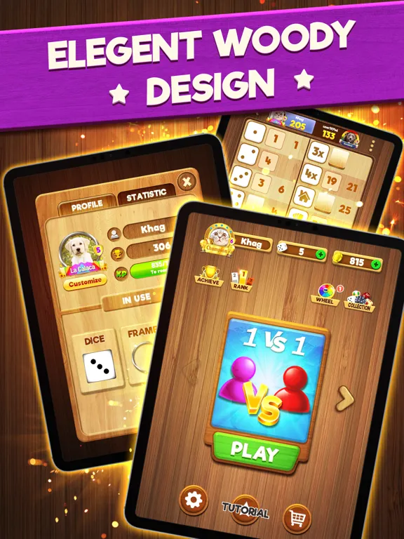 US Yatzy - Poker Dice Roller iPad 应用截图