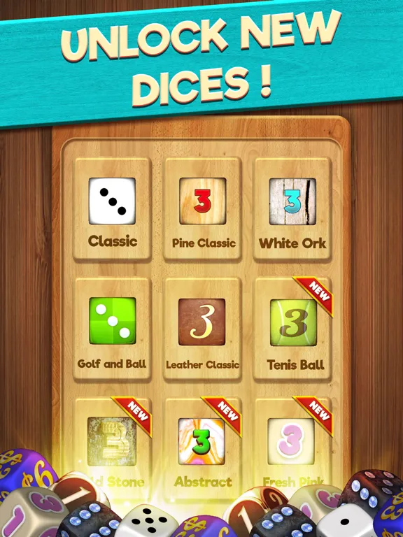 US Yatzy - Poker Dice Roller iPad 应用截图