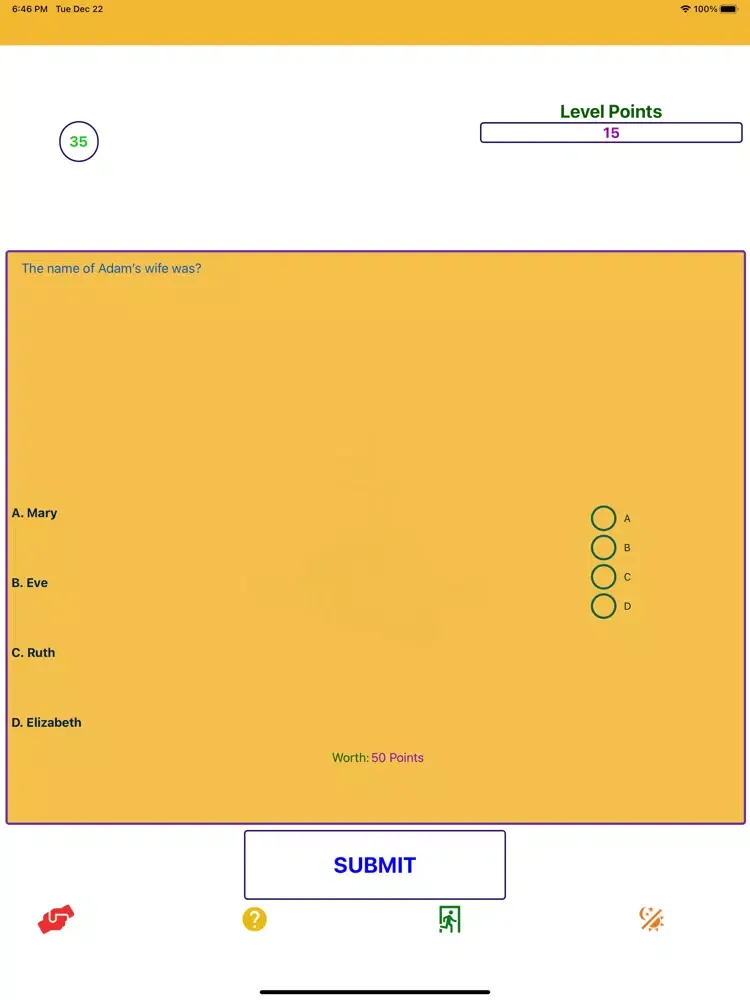 Ảnh chụp màn hình của Zion Games iPad 