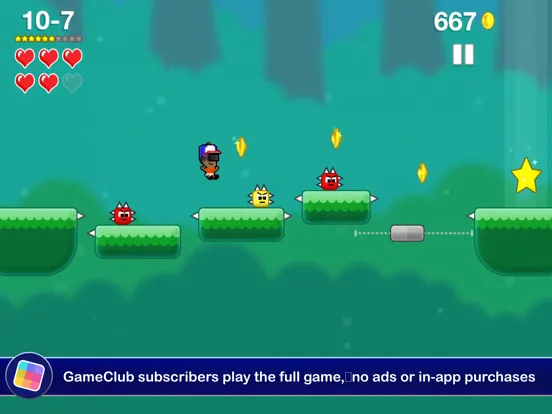 Mikey Jumps - GameClub iPad  स्क्रीनशॉट