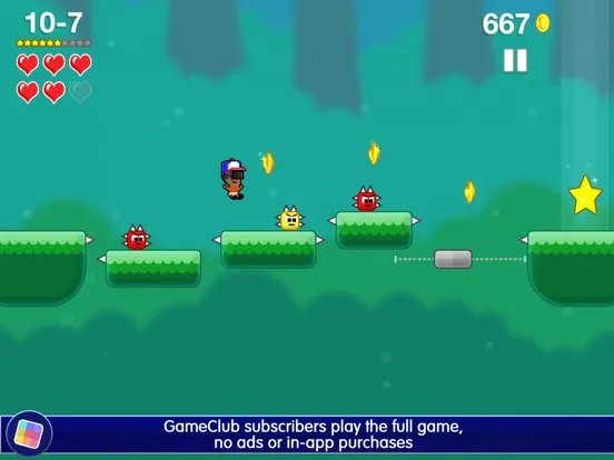Mikey Jumps - GameClub iPad  स्क्रीनशॉट