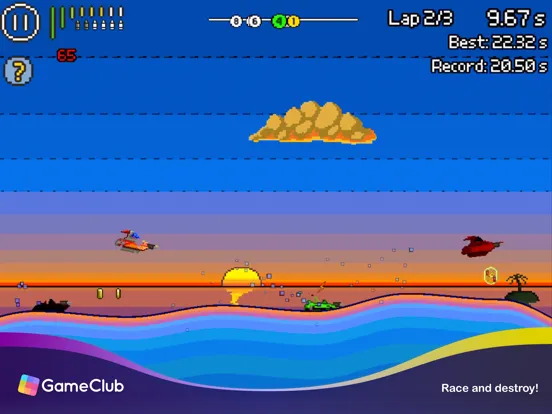 Pixel Boat Rush - GameClub iPad  Ekran Görüntüleri