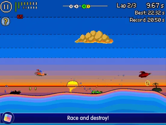 Pixel Boat Rush - GameClub iPad  Ekran Görüntüleri