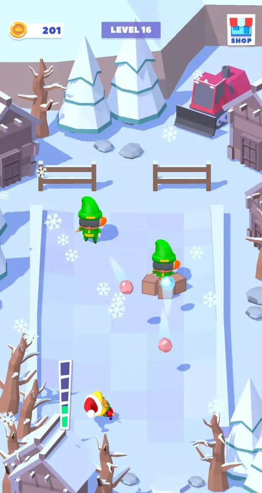 ภาพหน้าจอของ Snowball Battle