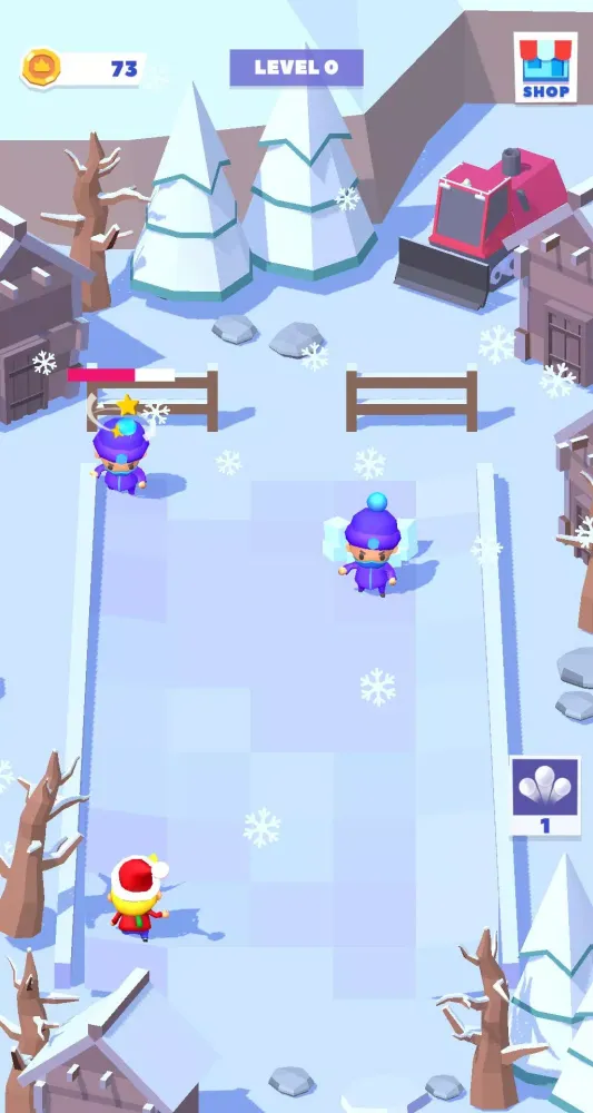 ภาพหน้าจอของ Snowball Battle