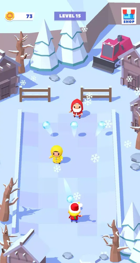 ภาพหน้าจอของ Snowball Battle