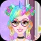 Unicorn hairstyles princess