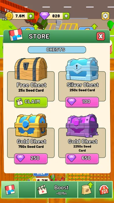 Tangkapan skrin Harvest Inc. - Idle Farm