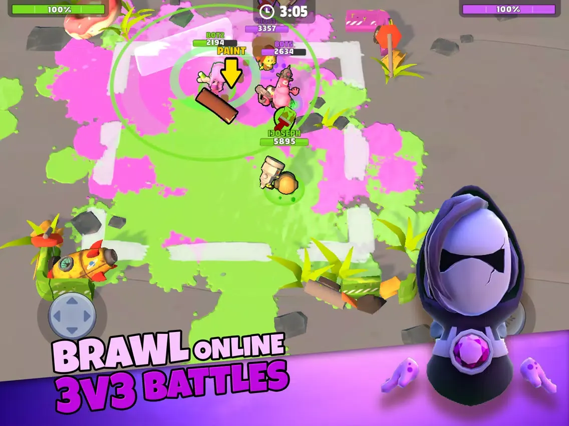 Captures d'écran de Battle Blobs: 3v3 Multiplayer iPad