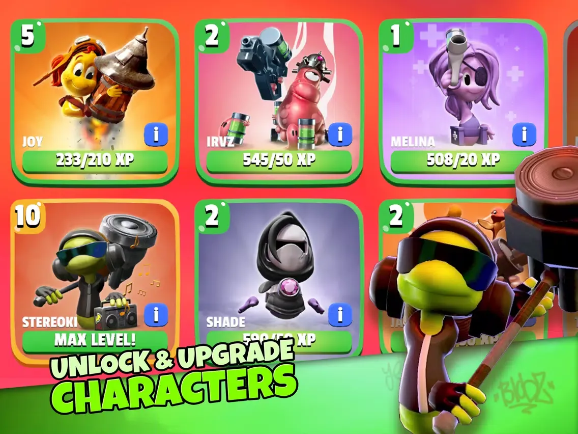 Captures d'écran de Battle Blobs: 3v3 Multiplayer iPad