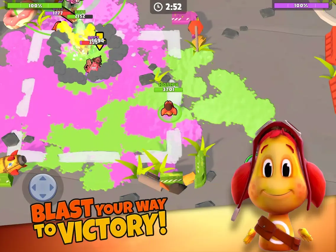 Captures d'écran de Battle Blobs: 3v3 Multiplayer iPad