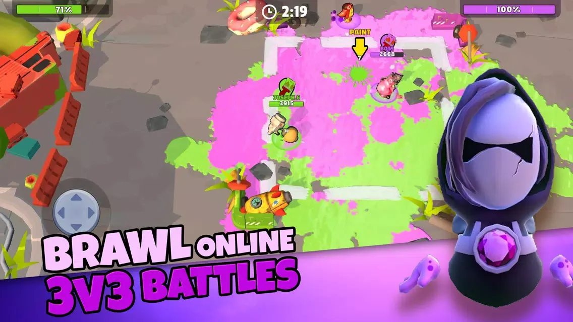 Captures d'écran de Battle Blobs: 3v3 Multiplayer