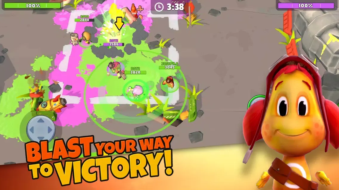 Captures d'écran de Battle Blobs: 3v3 Multiplayer