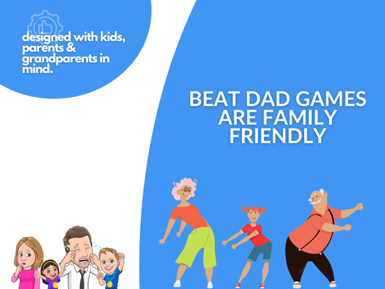 Tangkapan layar Beat Dad Tic Tac Toe Families iPad 