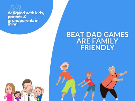 Beat Dad Tic Tac Toe Families iPad  スクリーンショット