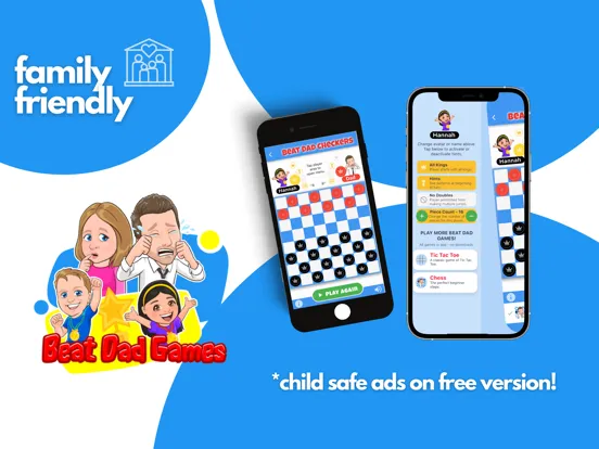Beat Dad Tic Tac Toe Families iPad  スクリーンショット