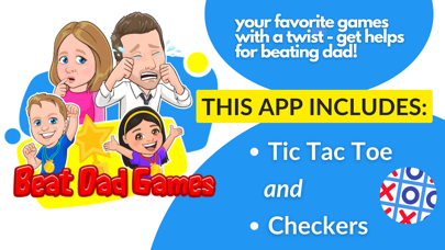 Tangkapan layar Beat Dad Tic Tac Toe Families