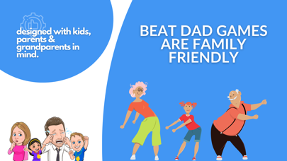 Tangkapan layar Beat Dad Tic Tac Toe Families