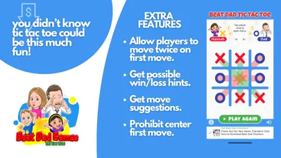 Beat Dad Tic Tac Toe Families スクリーンショット