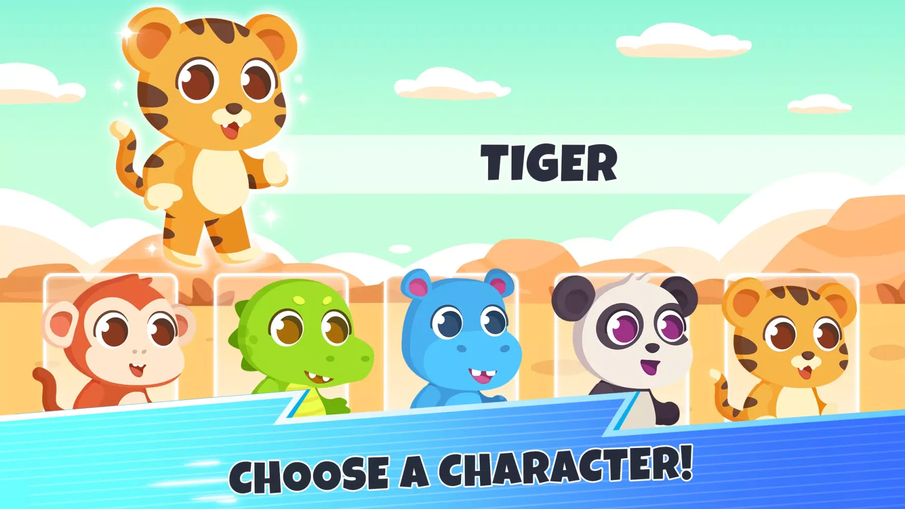 Animal racing games for kids! Ekran Görüntüleri