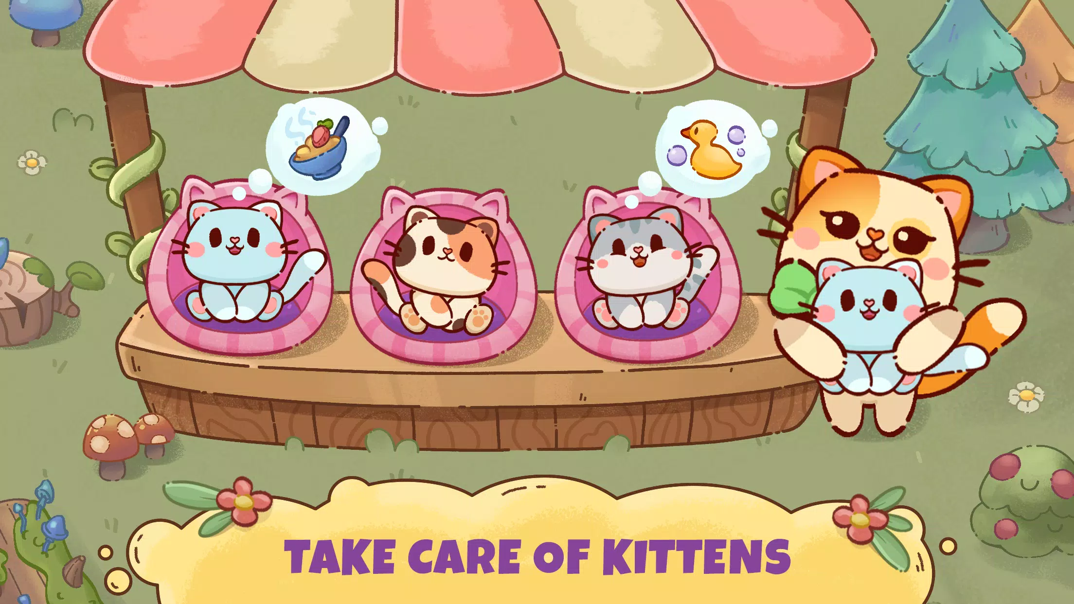 Pet cat Daycare games for baby Screenshots