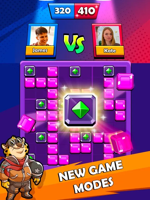 تصاویر Block Heads: Duel puzzle games iPad 