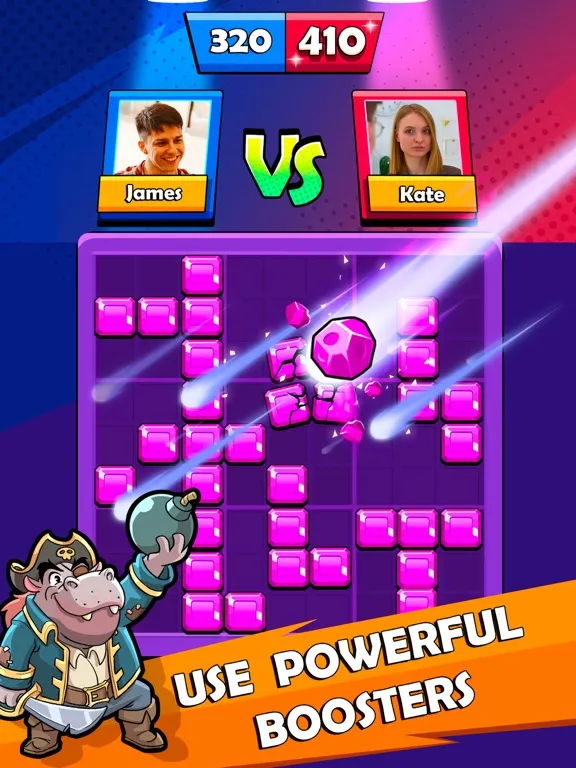 تصاویر Block Heads: Duel puzzle games iPad 