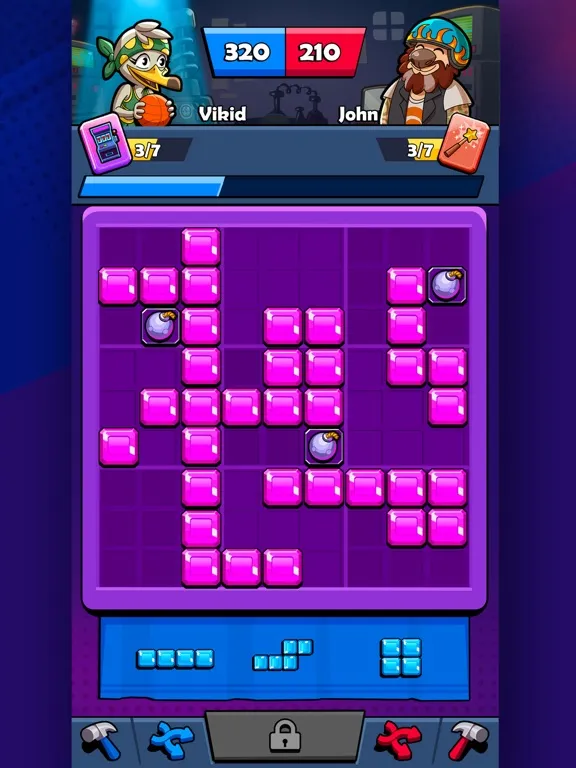 تصاویر Block Heads: Duel puzzle games iPad 