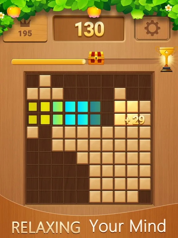 Zrzuty ekranu Block puzzle Casual game woody iPad 