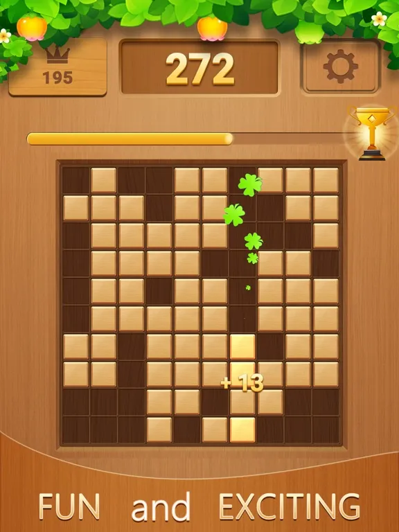 Zrzuty ekranu Block puzzle Casual game woody iPad 