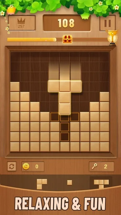 Zrzuty ekranu Block puzzle Casual game woody