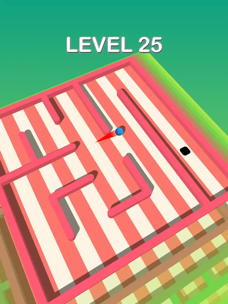 ภาพหน้าจอของ Maze Stack Ball Escape iPad 