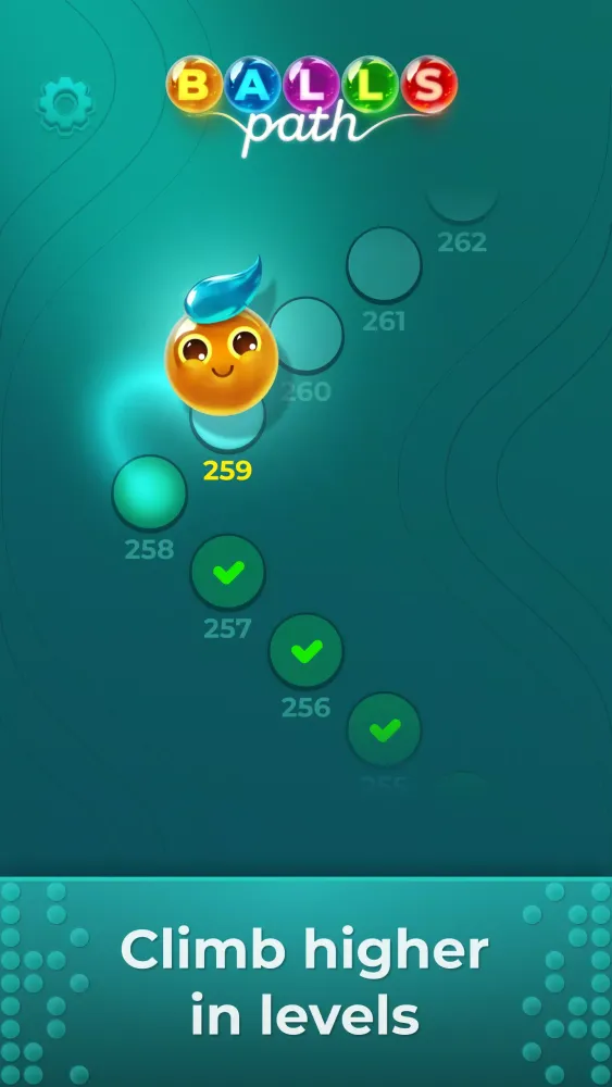 Tangkapan skrin Balls Path