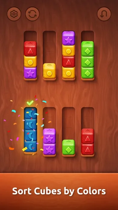 Colorwood Sort Puzzle Game سکرین شاٹس