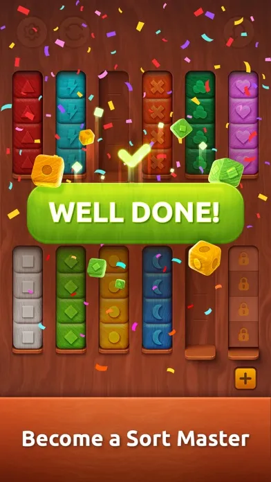 Colorwood Sort Puzzle Game سکرین شاٹس