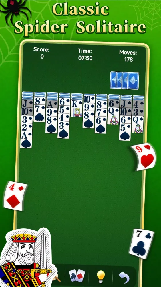 ภาพหน้าจอของ Spider Solitaire