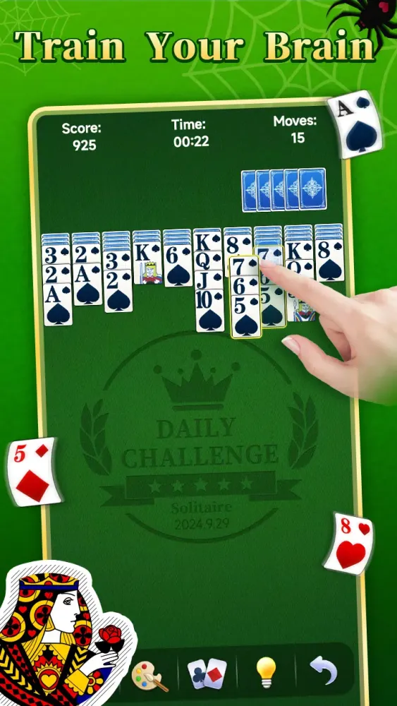 ภาพหน้าจอของ Spider Solitaire
