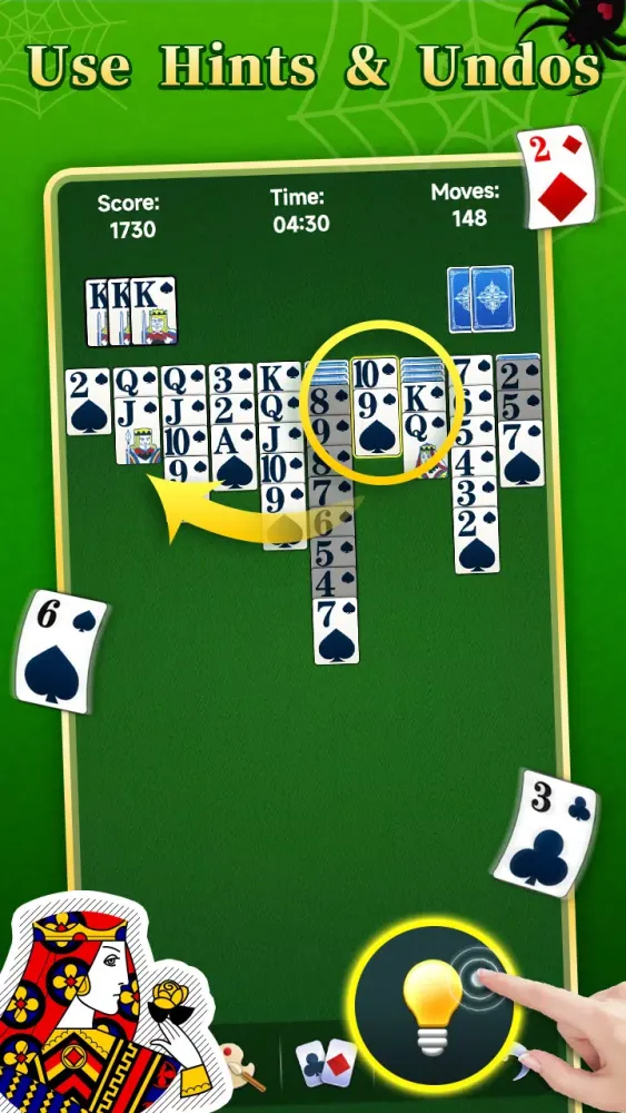 ภาพหน้าจอของ Spider Solitaire