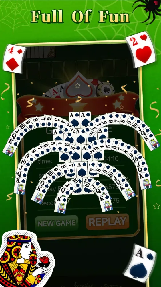 ภาพหน้าจอของ Spider Solitaire