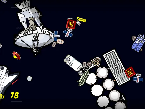 Tangkapan layar Space Trash iPad 