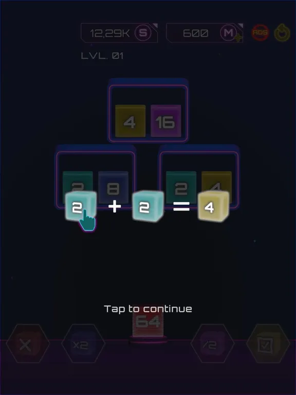 2048 Jelly Sort iPad 应用截图