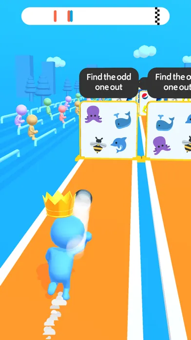 ภาพหน้าจอของ Trivia Run 3D!